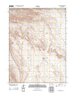 Round Butte 2013 topographic map thumbnail