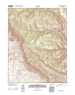 Round Mountain 2013 topographic map thumbnail