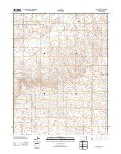 Ramah South 2013 topographic map thumbnail