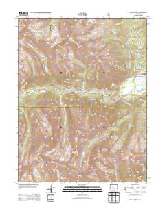 Mount Elbert 2013 topographic map thumbnail