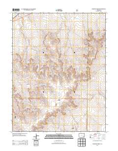 Thompson Arroyo 2013 topographic map thumbnail