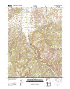 Suicide Mountain 2013 topographic map thumbnail