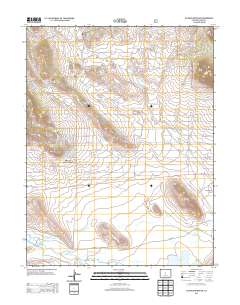 Sulphur Mountain 2013 topographic map thumbnail