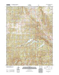 Woodland Park 2013 topographic map thumbnail