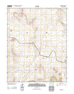 Trinchera 2013 topographic map thumbnail
