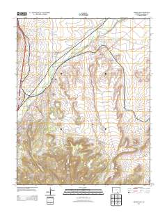 Trinidad East 2013 topographic map thumbnail