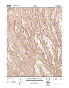 Wetherill Mesa 2013 topographic map thumbnail