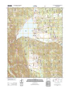 Taylor Park Reservoir 2013 topographic map thumbnail