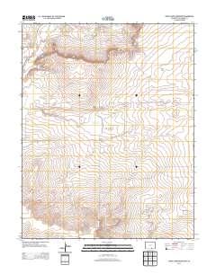 Seven Lakes Reservoir 2013 topographic map thumbnail