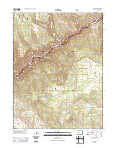 Shoshone 2013 topographic map thumbnail