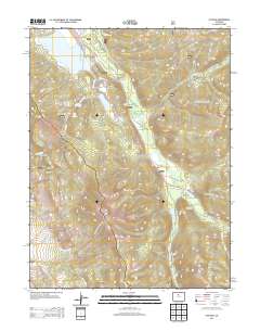 Ute Peak 2013 topographic map thumbnail