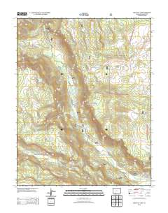 Spectacle Lake 2013 topographic map thumbnail