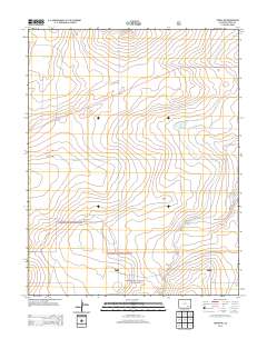 Timpas NE 2013 topographic map thumbnail