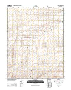 Timpas SW 2013 topographic map thumbnail