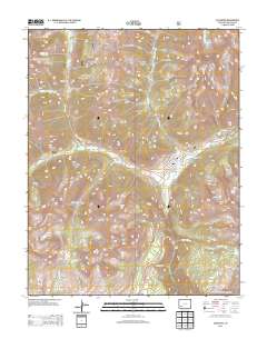 Silverton 2013 topographic map thumbnail