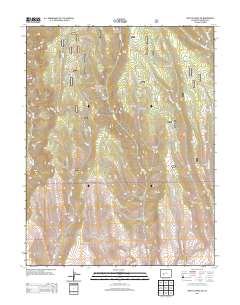 West Elk Peak SW 2013 topographic map thumbnail