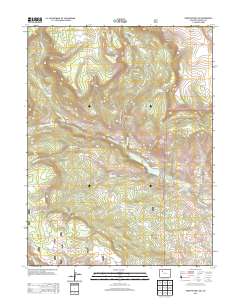 Sweetwater Lake 2013 topographic map thumbnail