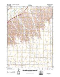 Venango NW 2013 topographic map thumbnail