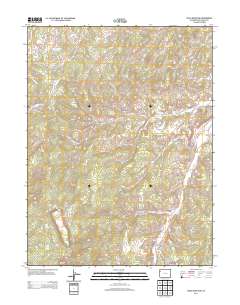 Texas Mountain 2013 topographic map thumbnail