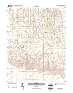 Stacy Lakes Draw 2013 topographic map thumbnail