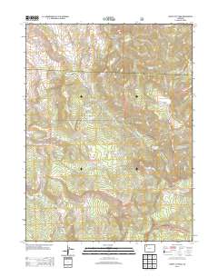 Sleepy Cat Peak 2013 topographic map thumbnail