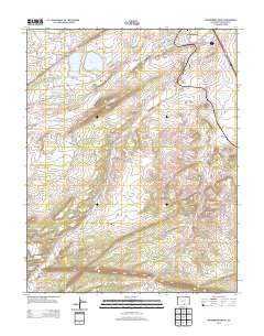 Walsenburg South 2013 topographic map thumbnail