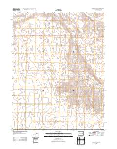Stanley Gulch 2013 topographic map thumbnail