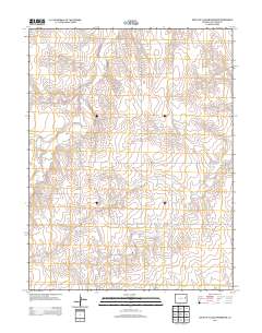 South of Flagler Reservoir 2013 topographic map thumbnail