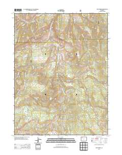 Slide Creek 2013 topographic map thumbnail