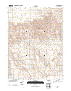 Twin Buttes 2013 topographic map thumbnail