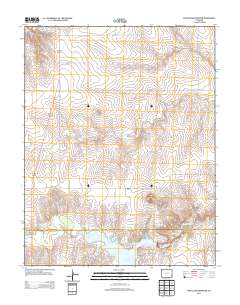 Two Buttes Reservoir 2013 topographic map thumbnail