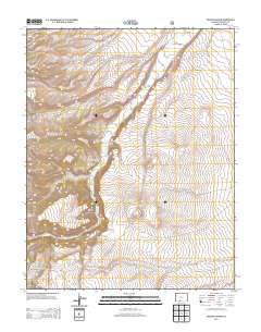 Vicente Canyon 2013 topographic map thumbnail