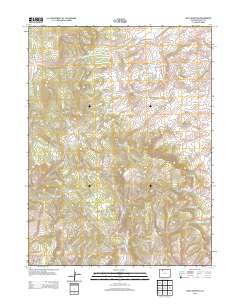 Wolf Mountain 2013 topographic map thumbnail