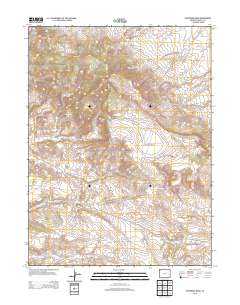Sheephead Basin 2013 topographic map thumbnail
