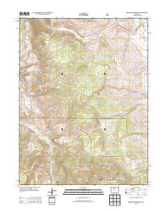 Sheephorn Mountain 2013 topographic map thumbnail