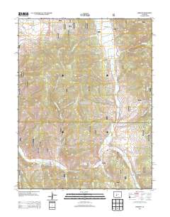 Sargents 2013 topographic map thumbnail