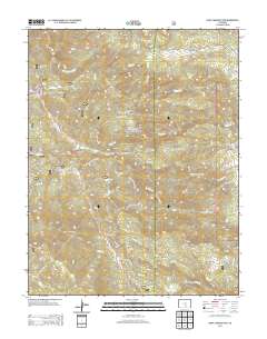 Saint Charles Peak 2013 topographic map thumbnail
