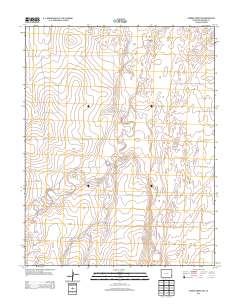 Durkee Creek NW 2013 topographic map thumbnail