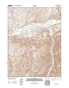 Rangely 2013 topographic map thumbnail