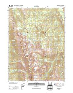 Rawah Lakes 2013 topographic map thumbnail