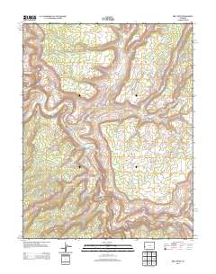 Red Canyon 2013 topographic map thumbnail