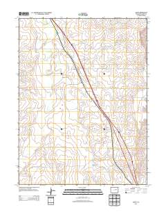 Agate 2013 topographic map thumbnail