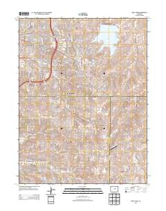 Piney Creek 2013 topographic map thumbnail