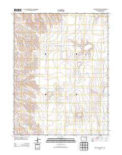 Antelope Creek SE 2013 topographic map thumbnail