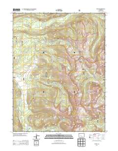 Tincup 2013 topographic map thumbnail