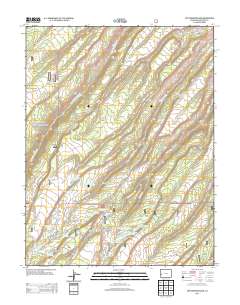 Cottonwood Basin 2013 topographic map thumbnail