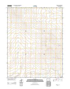Nero Hill 2013 topographic map thumbnail