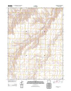 Kanorado NW 2013 topographic map thumbnail