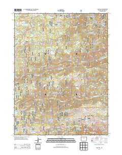 Gold Hill 2013 topographic map thumbnail