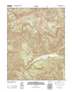 Wolf Creek Pass 2013 topographic map thumbnail
